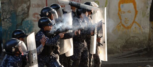 مظاهرات في كاراكاس، فنزويلا 21 يناير/ كانون الثاني 2019 - سبوتنيك عربي