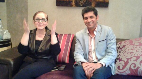 فؤاد ماهر مع الفنانة السورية القديرة ميادة الحناوي فؤاد ماهر مع الفنانة السورية القديرة ميادة الحناوي - سبوتنيك عربي