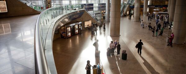 مطار بن غوريون الدولي في تل أبيب، إسرائيل 14 أبريل/ نيسان 2012 - سبوتنيك عربي