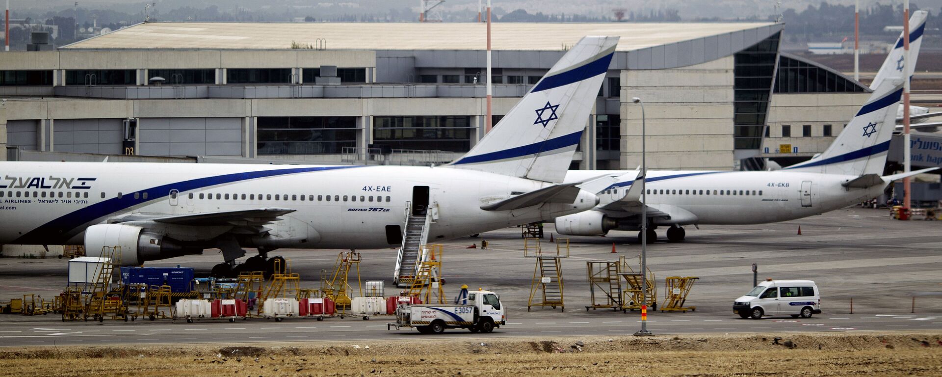 مطار بن غوريون الدولي في تل أبيب، إسرائيل 21 أبريل/ نيسان 2013 - سبوتنيك عربي, 1920, 25.05.2021