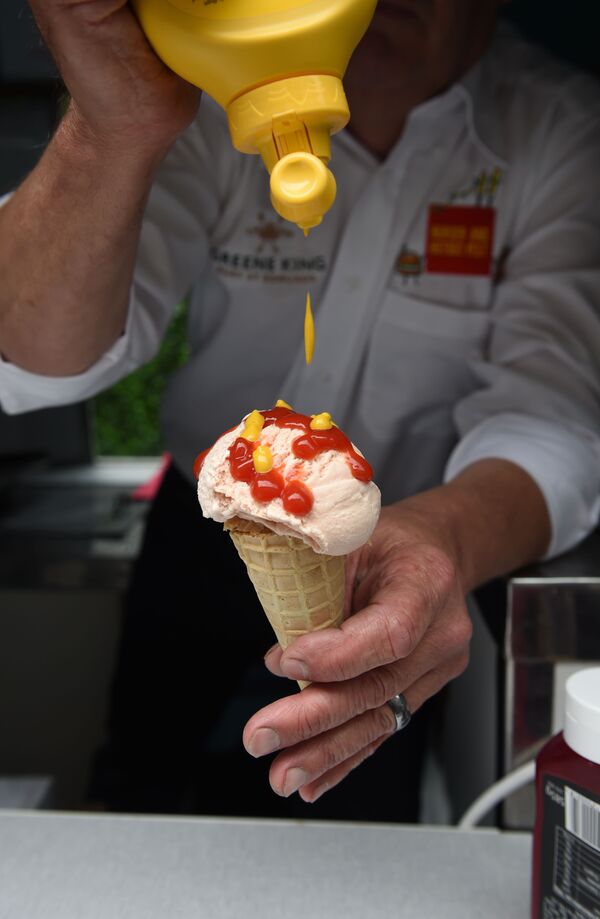 آيس كريم بطعم البرغر آيس كريم بطعم البرغر - سبوتنيك عربي