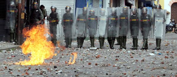 مظاهرات في كاراكاس، فنزويلا 23 يناير/ كانون الثاني 2019 - سبوتنيك عربي