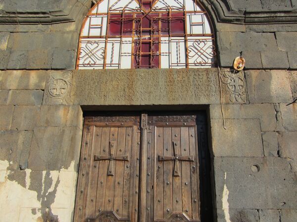 كنيسة القديس جاورجيوس الخضر بمدينة إزرع جنوب سوريا - سبوتنيك عربي