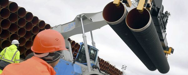 أنابيب لمشروع التيار الشمالي - 2 في ألمانيا - سبوتنيك عربي