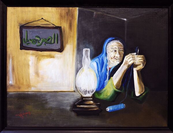 إحدى لوحات الفنان المصري حسين نوح - سبوتنيك عربي