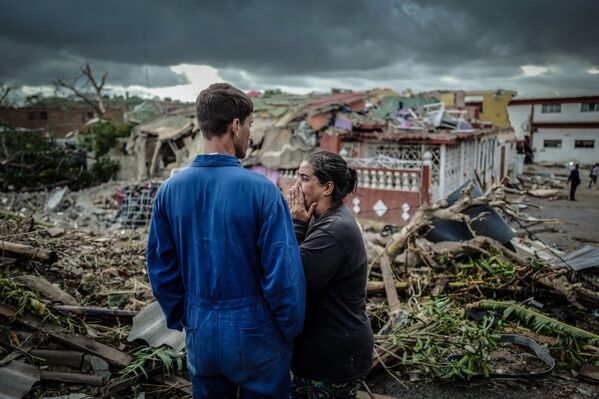 آثار إعصار في هافانا، كوبا 28 يناير/ كانون الثاني 2019 - سبوتنيك عربي