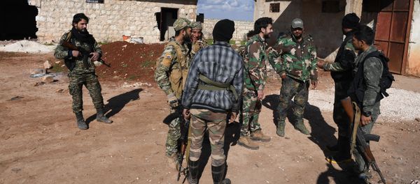 الدفاع الوطني السوري في مواقع قتالية معاكسة لـ جبهة النصرة في ريف حلب، سوريا يناير/ كانون الثاني 2019 - سبوتنيك عربي