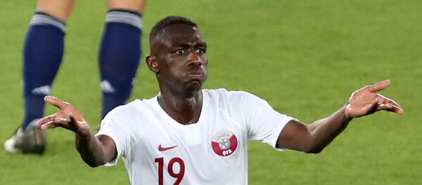 المعز علي - منتخب قطر - سبوتنيك عربي