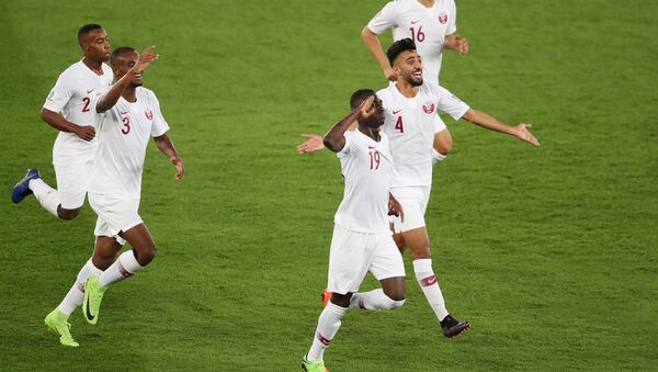 نهائي كأس آسيا  منتخب قطر أمام اليابان - سبوتنيك عربي