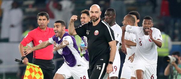 نهائي كأس آسيا بين منتخب قطر أمام اليابان - سبوتنيك عربي