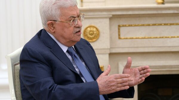 الرئيس الفلسطيني محمود عباس في موسكو، 14 يوليو/ تموز 2018 (صورة أرشيفية) - سبوتنيك عربي