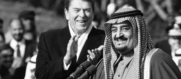 الملك فهد بن عبد العزيز مع رونالد ريغان - سبوتنيك عربي