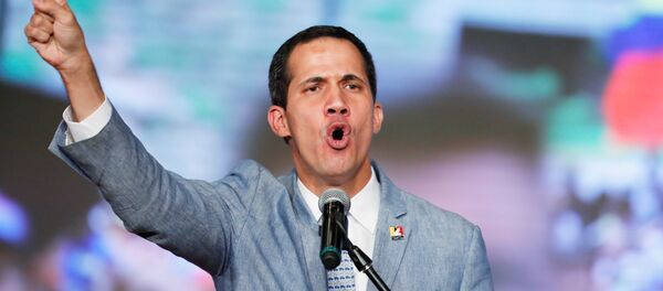 رئيس البرلمان الفنزويلي، الذي نصب نفسه رئيسا للبلاد، خوان غوايدو - سبوتنيك عربي