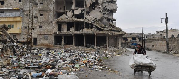 الحياة بعد الحرب، حي صلاح الدين، حلب، سوريا - سبوتنيك عربي