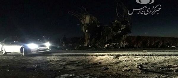 مكان استهداف حافلة تقل عناصر من الحرس الثوري الإيراني بعملية إرهابية - سبوتنيك عربي