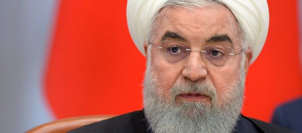  الرئيس الإيراني حسن روحاني في لقاء سوتشي، روسيا 14 فبراير/ شباط 2019 - سبوتنيك عربي