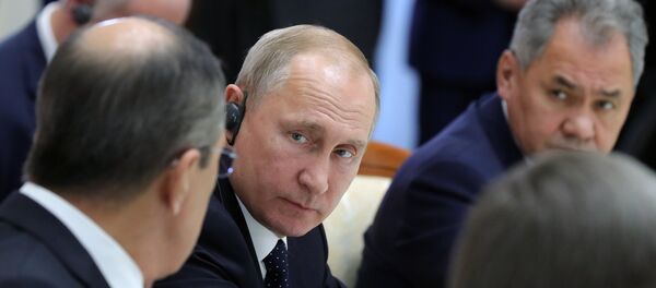 الرئيس الروسي فلاديمير بوتين في لقاء سوتشي، روسيا 14 فبراير/ شباط 2019 - سبوتنيك عربي