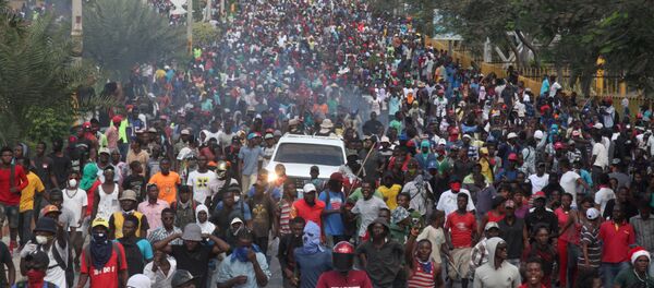 احتجاجات هايتي - سبوتنيك عربي