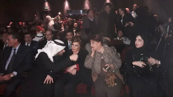 الممثلتان المصريتان رجاء الجداوي وصفية العمري في احتفالية وزارة الثقافة المصرية الخاصة باليوم الإماراتي لـ أصحاب الهمم - سبوتنيك عربي