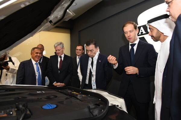 معرض آيدكس 2019 في أبو ظبي، الإمارات 18 فبراير/ شباط 2019 - سبوتنيك عربي