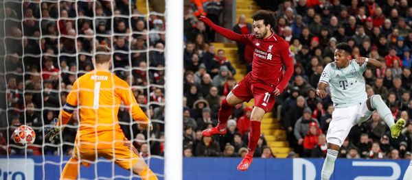 محمد صلاح في مباراة ليفربول وبايرن ميونخ في دوري أبطال أوروبا - سبوتنيك عربي