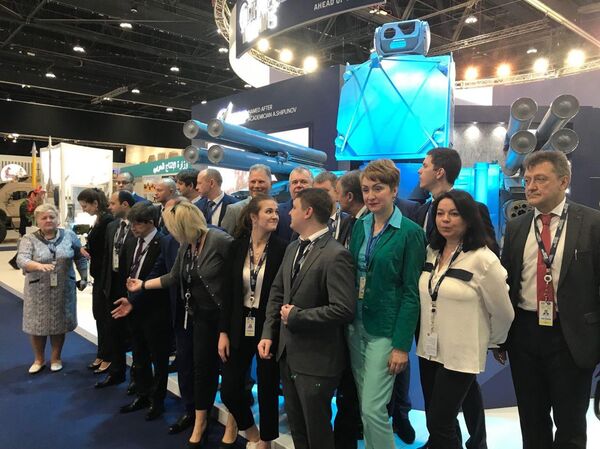 جيل جديد من ناقلات الجنود المدرعة بي تي 3 إف الروسية في آيدكس بأبوظبي - سبوتنيك عربي