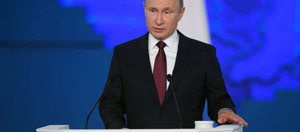 الرسالة السنوية للرئيس فلاديمير بوتين إلى الجمعية الفيدرالية، 20 فبراير/ شباط 2019 - سبوتنيك عربي