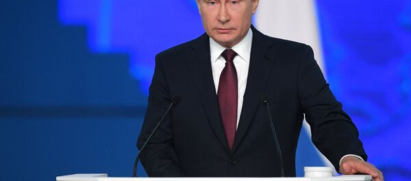 الرسالة السنوية للرئيس فلاديمير بوتين إلى الجمعية الفيدرالية، 20 فبراير/ شباط 2019 - سبوتنيك عربي