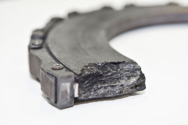 موضع كسر قرص المكابح من مادة كربون-كربونية بعد الاختبار الذي أجرته الجامعة ميسيس - سبوتنيك عربي