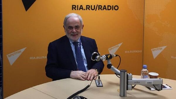 القيادي في التيار الوطني الحر، وعضو اللجنة اللبنانية الروسية المشتركة لمتابعة اجراءات عودة النازحين السوريين، النائب السابق أمل أبو زيد - سبوتنيك عربي