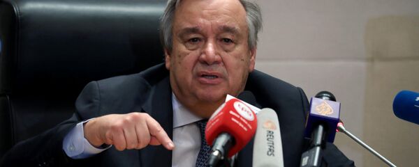 الأمين العام للأمم المتحدة أنطونيو غوتيريش - سبوتنيك عربي