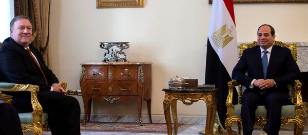 الرئيس المصري عبد الفتاح السيسي يستقبل وزير الخارجية الأمريكي مايك بومبيو - سبوتنيك عربي