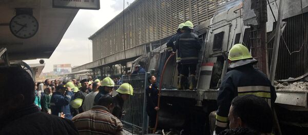 حادث قطار رمسيس في مصر - سبوتنيك عربي