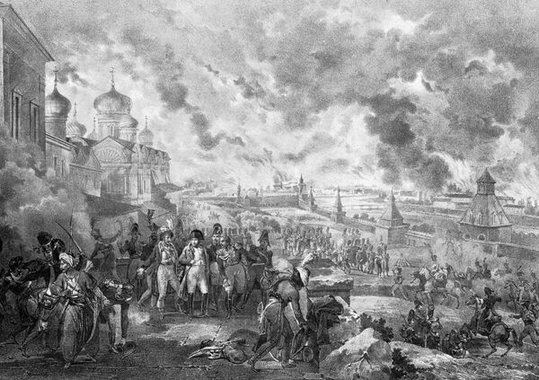 لوحة نابليون قبل الفرار من موسكو  - سبوتنيك عربي