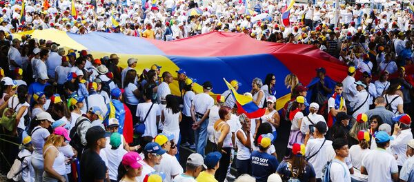 مظاهرات في فنزويلا - سبوتنيك عربي
