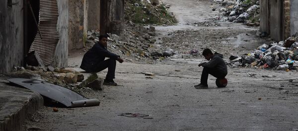 الحياة بعد الحرب، حي صلاح الدين، حلب، سوريا الحياة بعد الحرب، حي صلاح الدين، حلب، سوريا - سبوتنيك عربي