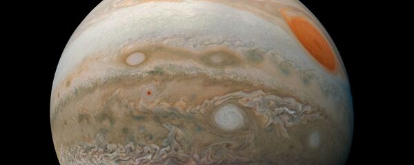 صورة جديدة لكوكب المشتري من قبل مسبار جونو لوكالة ناسا، 25 فبراير/ شباط 2019 - سبوتنيك عربي