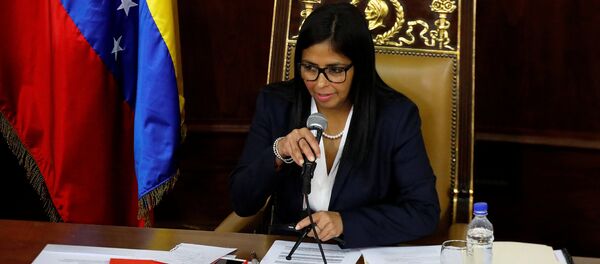 نائبة الرئيس الفنزويلي ديلسي رودريغيز - سبوتنيك عربي