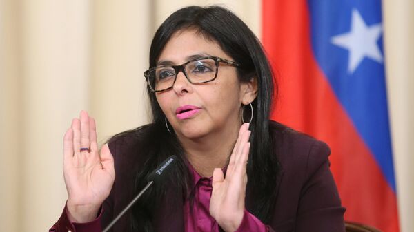 نائب الرئيس الفنزويلي ديلسي رودريغيز - سبوتنيك عربي