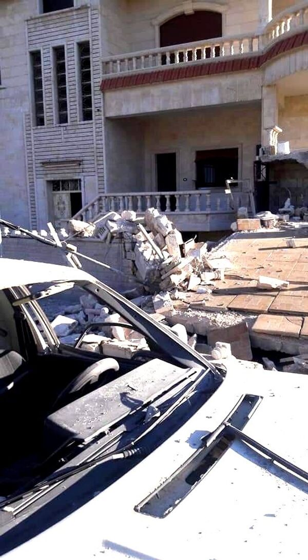 دمار كبير جراء قصف عنيف لتنظيم القاعدة على محردة وسط سوريا - سبوتنيك عربي