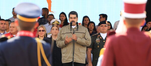 الرئيس الفنزويلي نيكولاس مادورو في الذكرى السادسة لرحيل سلفه هوغو تسافيز الرئيس الفنزويلي نيكولاس مادورو في الذكرى السادسة لرحيل سلفه هوغو تسافيز - سبوتنيك عربي