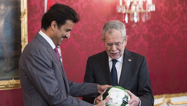 أمير قطر تميم بن حمد آل ثاني - كأس العالم 2022 - سبوتنيك عربي