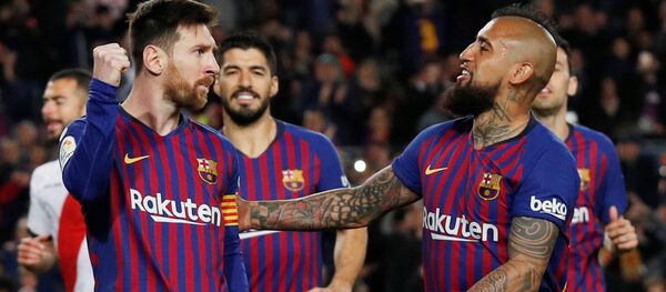 مباراة برشلونة ورايو فاليكانو في الدوري الإسباني مباراة برشلونة ورايو فاليكانو في الدوري الإسباني - سبوتنيك عربي