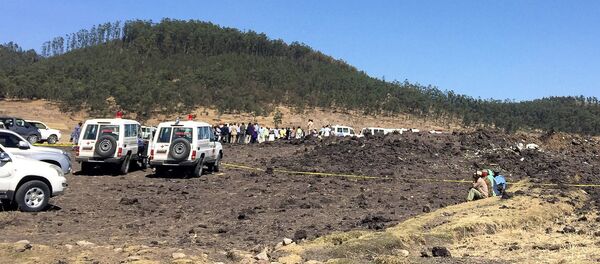 موقع تحطم الطائرة الإثيوبية موقع تحطم الطائرة الإثيوبية - سبوتنيك عربي