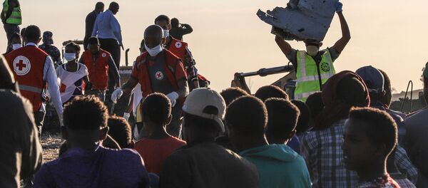 تحطم طائرة بوينغ Ethiopian Airlines  في إثيوبيا، 10 مارس/ آذار 2019 - سبوتنيك عربي