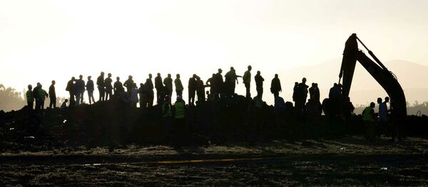 تحطم طائرة بوينغ Ethiopian Airlines  في إثيوبيا، 10 مارس/ آذار 2019 - سبوتنيك عربي