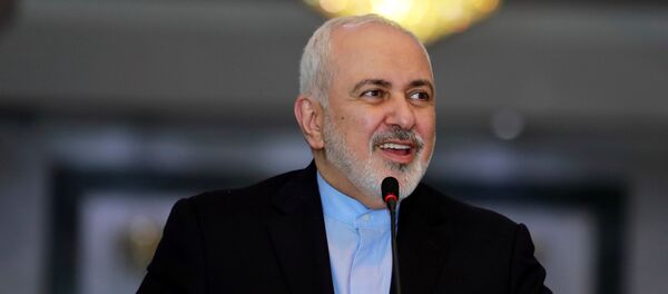 وزير الخارجية الإيراني محمد جواد ظريف أثناء زيارته للعراق - سبوتنيك عربي