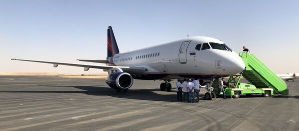 طائرة روسية في معرض السعودية الدولي الأول للطيران - سبوتنيك عربي