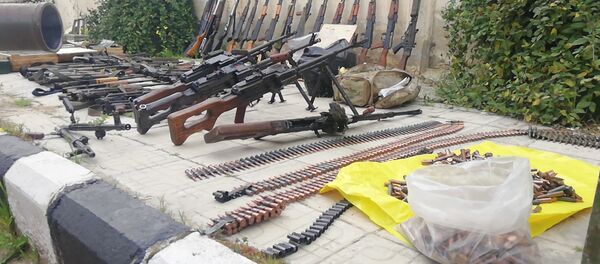 العثور على أسلحة رشاشة و ذخائر في ريف درعا الشمالي جنوب سوريا العثور على أسلحة رشاشة و ذخائر في ريف درعا الشمالي جنوب سوريا - سبوتنيك عربي