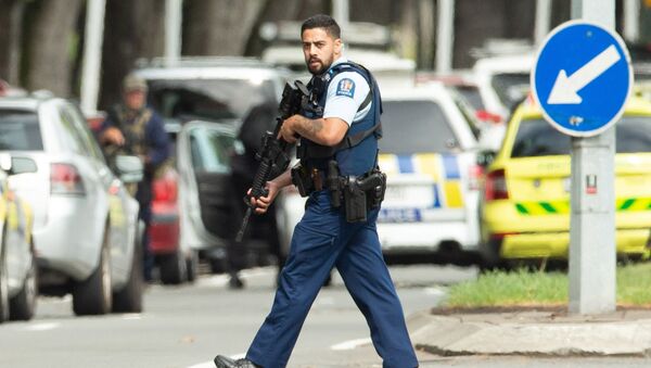 الشرطة في مكان الحادثة في نيوزيلندا - سبوتنيك عربي